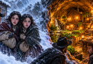 THEY THREW TWO SISTERS INTO A DEADLY BLIZZARD—MONTHS LATER, THEY FOUND FRESH BREAD, GREEN GARDENS, AND A WARM FLOOR BENEATH THE MOUNTAIN