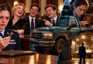 My father left forty million dollars to the people who had spent years trying to take it from him, and he left me a twenty-eight-year-old pickup truck that smelled like motor oil and stale coffee. My stepmother laughed when the lawyer handed me the scratched brass key.